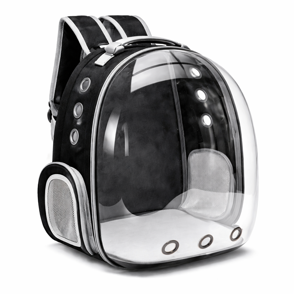 Cat Carrier Backpack Ventilated Mesh Padded Straps Durable Polyester