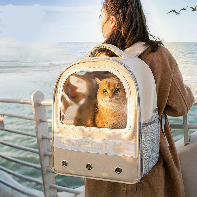 Cat Carrier Bag Large Capacity Breathable