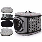 Cat Carrier Large Foldable Hard Top & Base