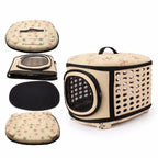 Cat Carrier Large Foldable Hard Top & Base