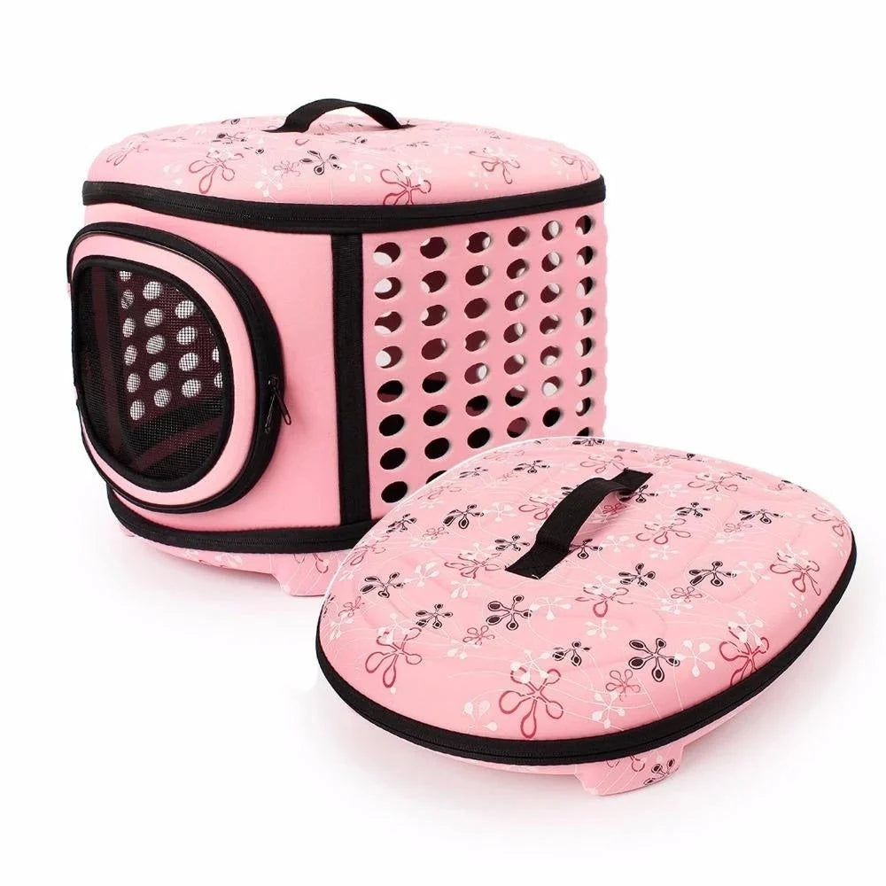 Cat Carrier Large Foldable Hard Top & Base