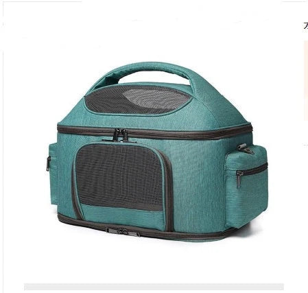 Cat Carrier Linen Spacious Interior Adjustable Strap