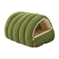 Cat Cave Bed Plush Supportive Adjustable Half-Dome