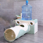 Cat Cave Litter Box Space-Saving Plush Velvet Easy-Clean