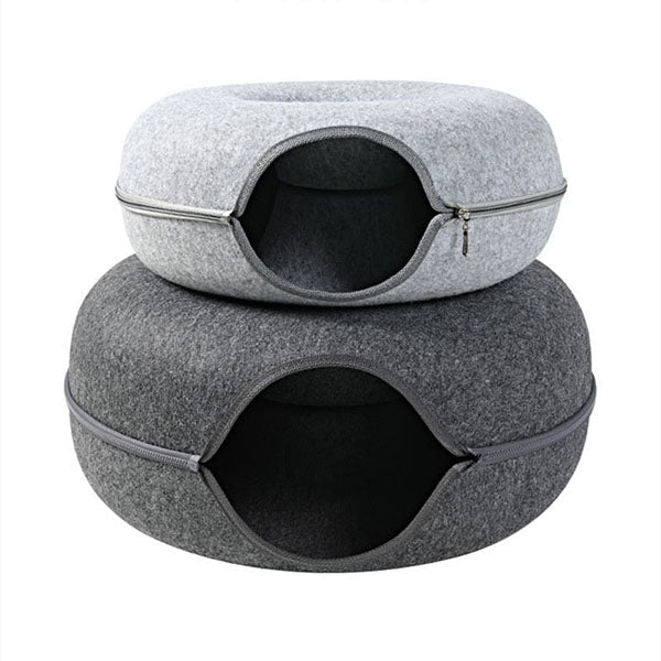 Cat Cave Plush Lined Peekaboo Opening