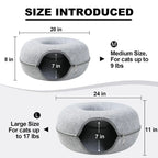 Cat Cave Plush Lined Peekaboo Opening