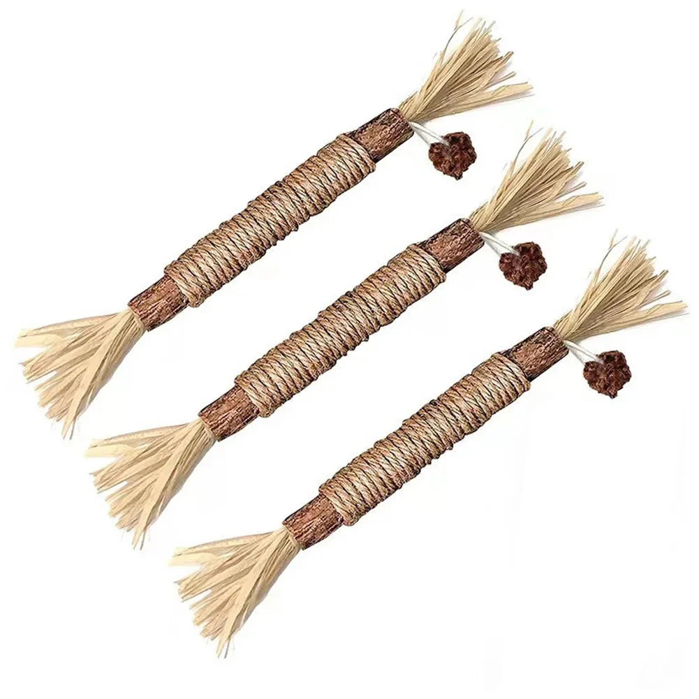 Cat Chew Sticks Silvervine & Catnip Textured 3-Pack