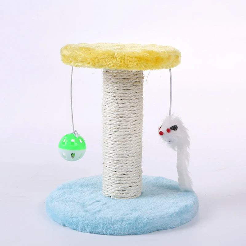 Cat Climbing Frame Multi-Level Flannel & Sisal