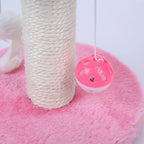 Cat Climbing Frame Multi-Level Flannel & Sisal