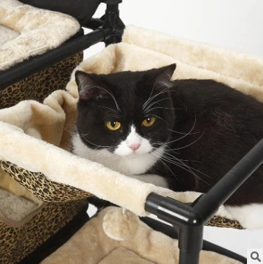 Cat Climbing Frame Multi-Level Sturdy Tool-Free Assembly