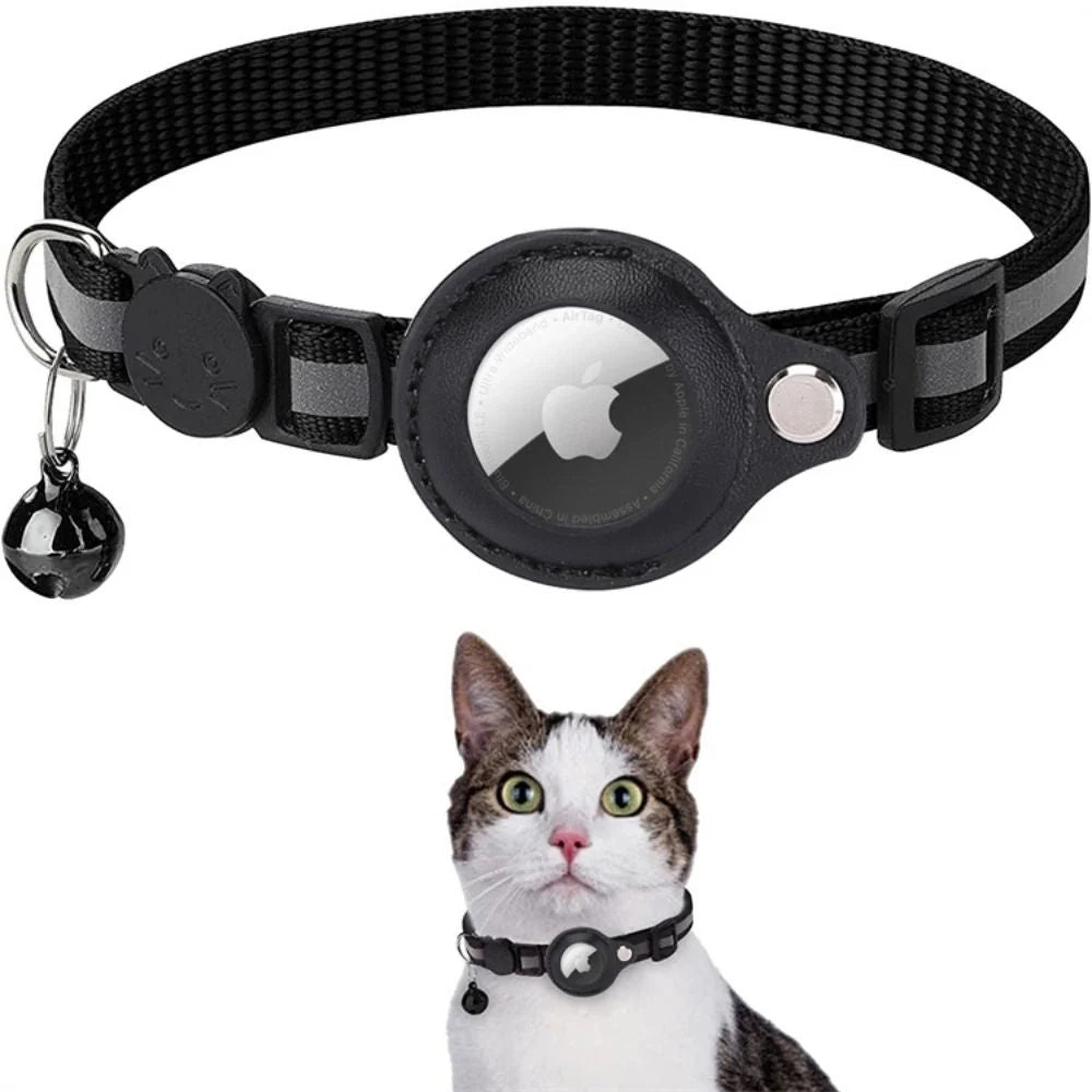 Cat Collar Quick-Release Reflective GPS Holder