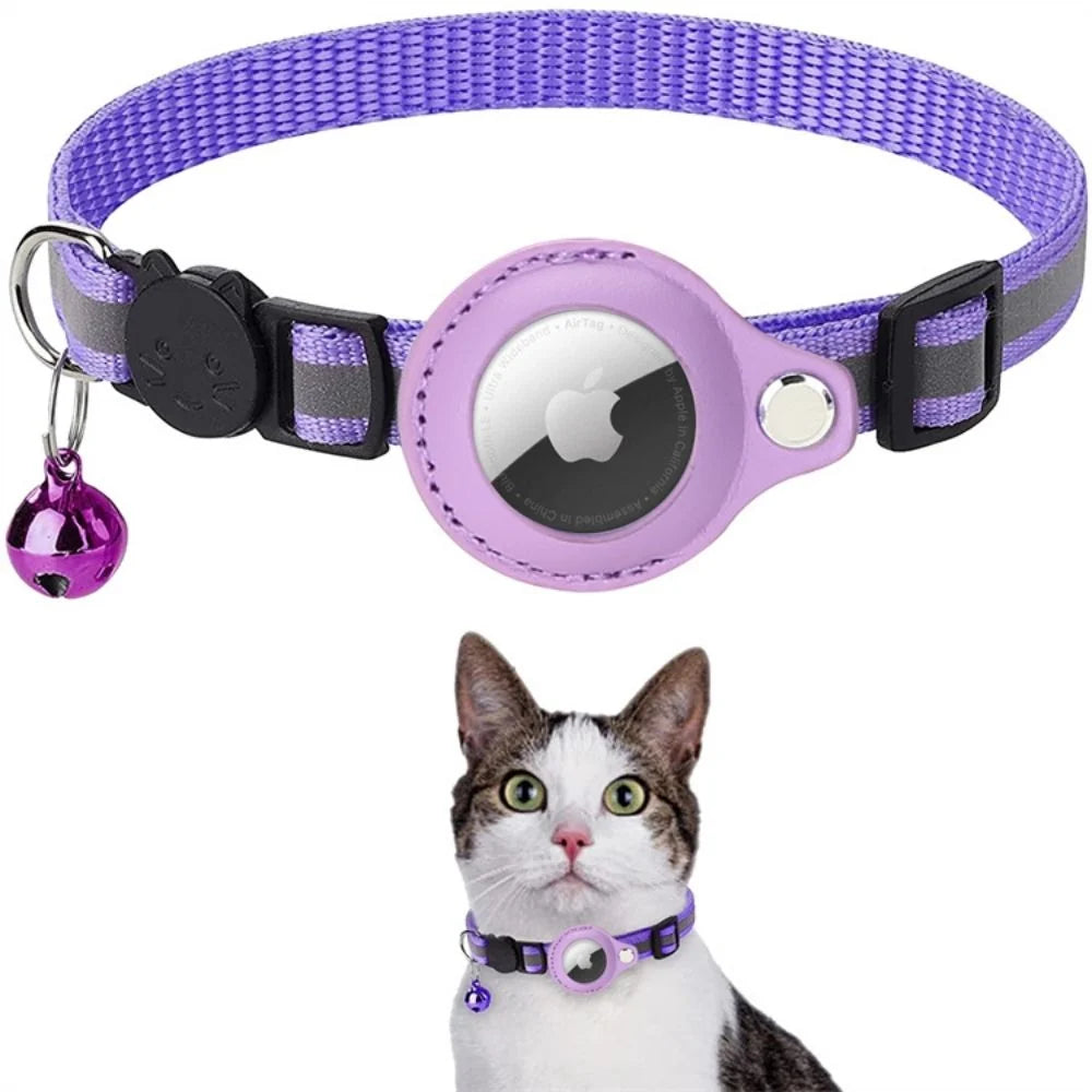 Cat Collar Quick-Release Reflective GPS Holder