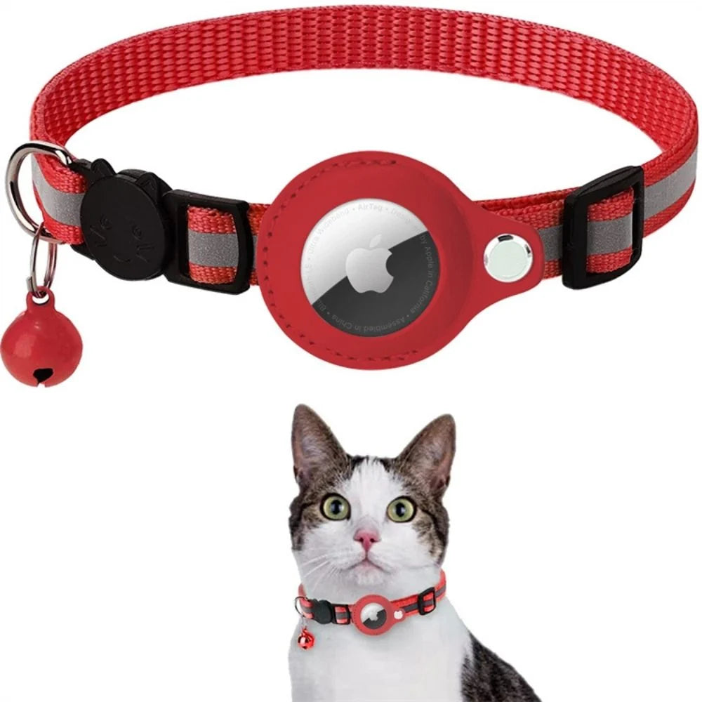 Cat Collar Quick-Release Reflective GPS Holder