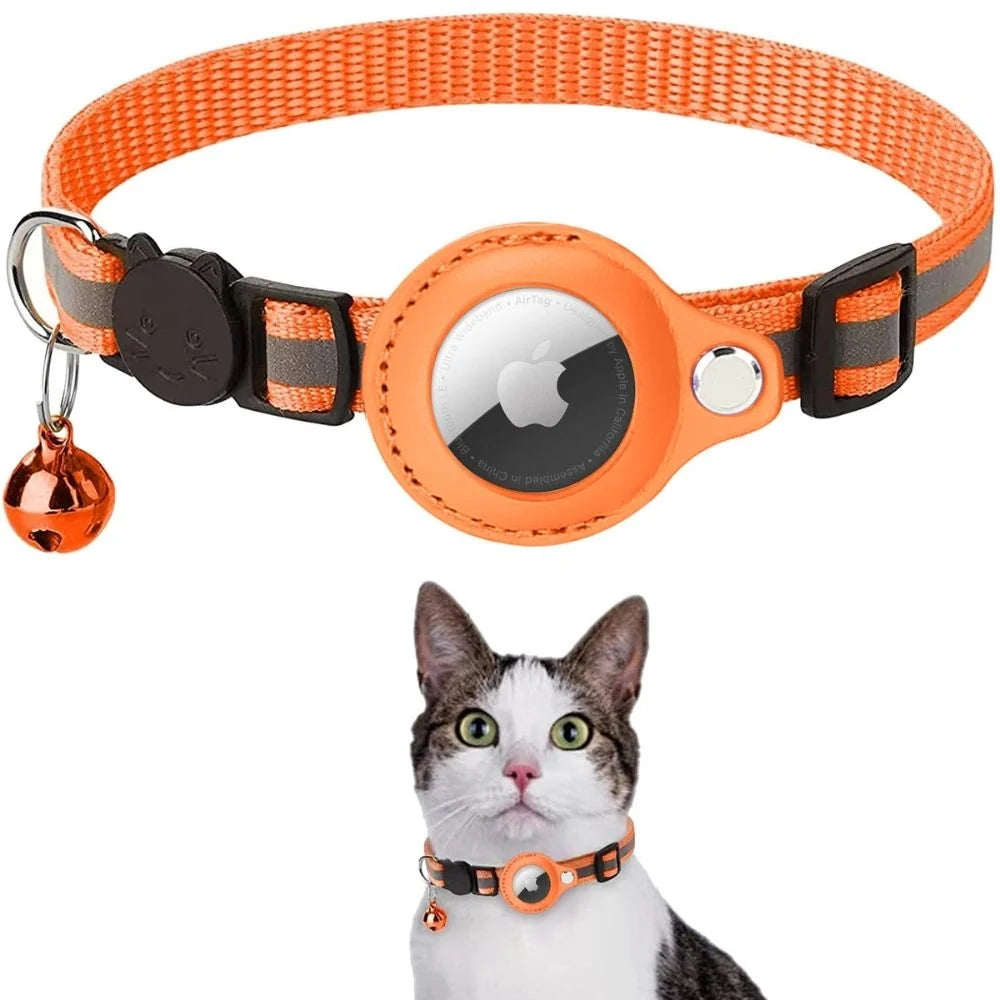 Cat Collar Quick-Release Reflective GPS Holder