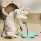Cat Feeder Slow-Feed Leaky-Ball Suction-Cup Base