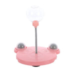 Cat Feeder Slow-Feed Leaky-Ball Suction-Cup Base
