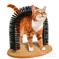 Cat Grooming Brush Gentle Bristles & Scratching Pad