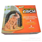 Cat Grooming Brush Gentle Bristles & Scratching Pad