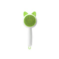 Cat Grooming Comb One-Click Cleaning Stainless Steel Teeth