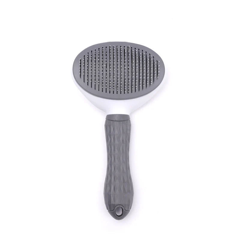 Cat Grooming Comb Stainless Steel Needles Non-Slip Handle