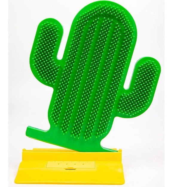 Cat Grooming Toy Corner Tickle Self-Groomer Catnip & Mint