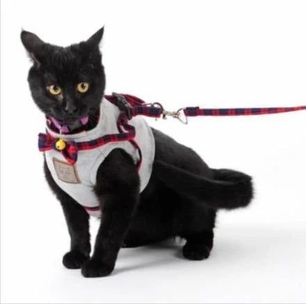 Cat Harness Breathable Cotton Adjustable Secure Fit
