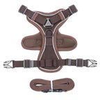 Cat Harness & Leash Set Reflective Breathable Mesh Quick-Release