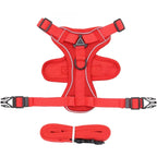 Cat Harness & Leash Set Reflective Breathable Mesh Quick-Release