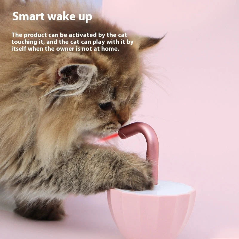 Cat Laser Toy USB Rechargeable Unpredictable Motion