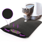 Cat Litter Mat Double Layer Honeycomb Waterproof & Non-Slip