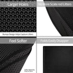 Cat Litter Mat Double Layer Honeycomb Waterproof & Non-Slip