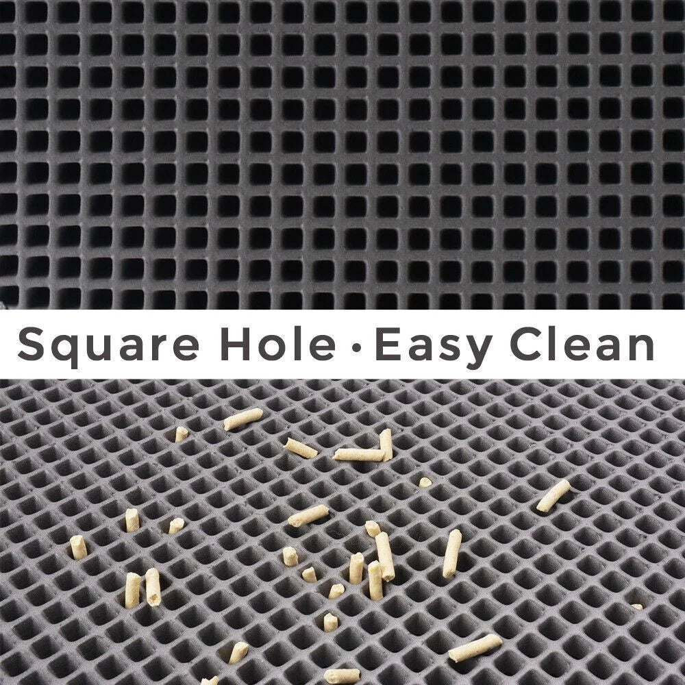 Cat Litter Mat Double Layer Honeycomb Waterproof & Non-Slip