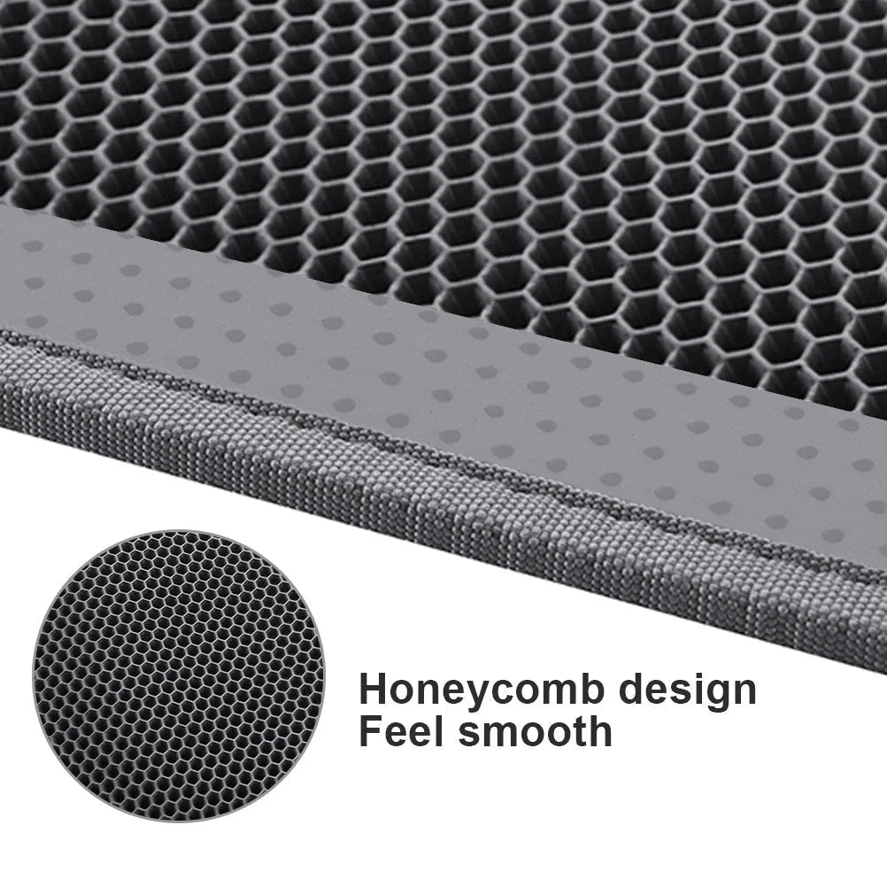 Cat Litter Mat Double Layer Honeycomb Waterproof & Non-Slip