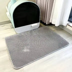 Cat Litter Mat Dual-Layer Water-Resistant & Machine Washable