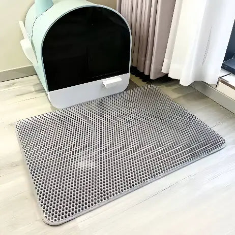 Cat Litter Mat Dual-Layer Water-Resistant & Machine Washable