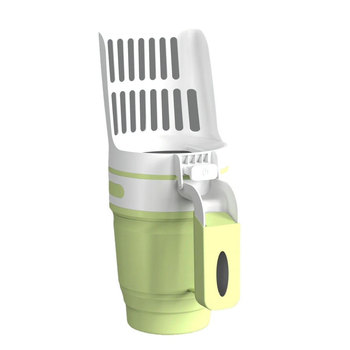 Cat Litter Scoop 2-in-1 Foldable Bag Dispenser Non-Slip Handle