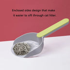 Cat Litter Shovel Hidden Bag Storage Ergonomic Handle