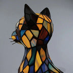 Cat Night Light Handmade Resin Warm White LED
