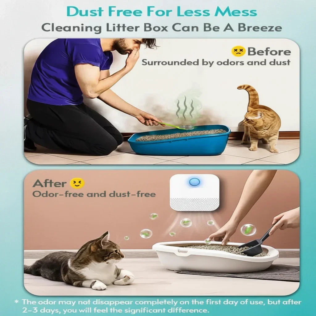 Cat Odor Neutralizer Motion-Activated 14-Day Battery