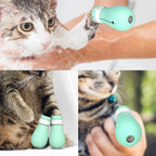 Cat Paw Bath Soft Silicone Leak Hole Nylon Strap
