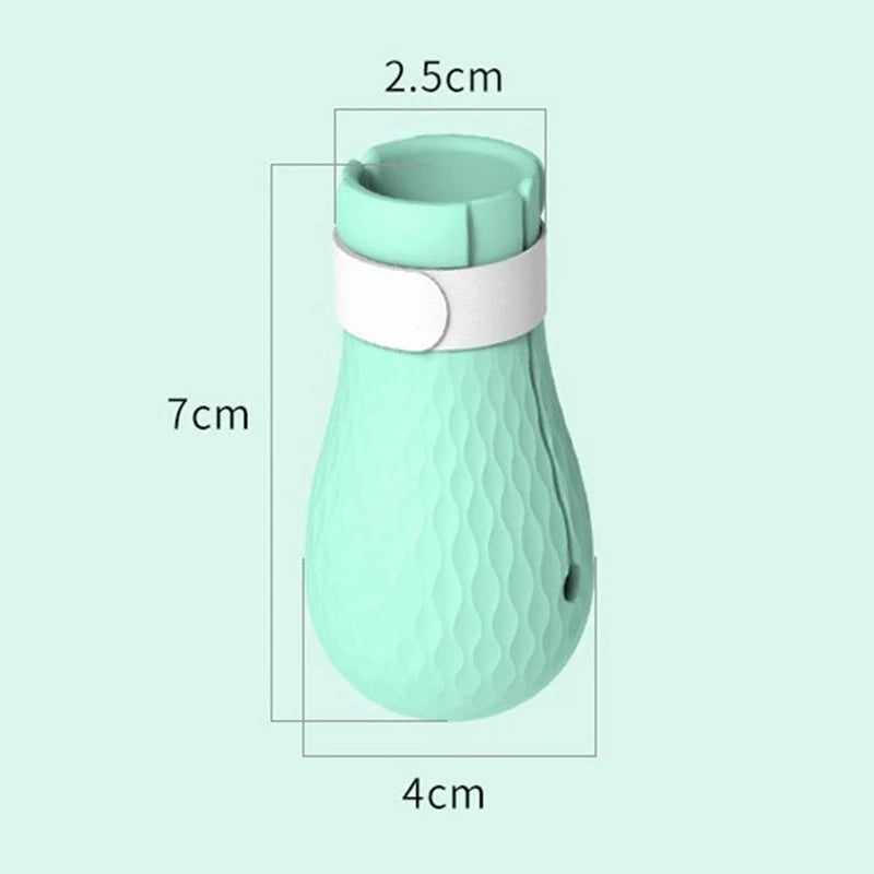 Cat Paw Bath Soft Silicone Leak Hole Nylon Strap