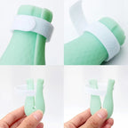 Cat Paw Bath Soft Silicone Leak Hole Nylon Strap