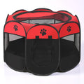 Cat Playpen Foldable 360 Degree Breathable Mesh Zip Door