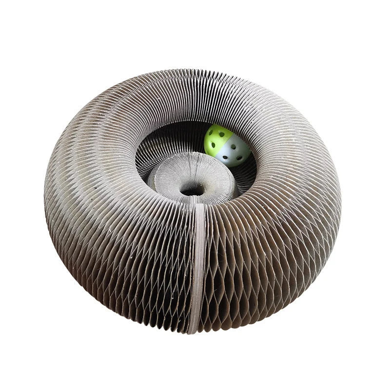 Cat Scratcher Foldable Two-in-One Corrugated Paper