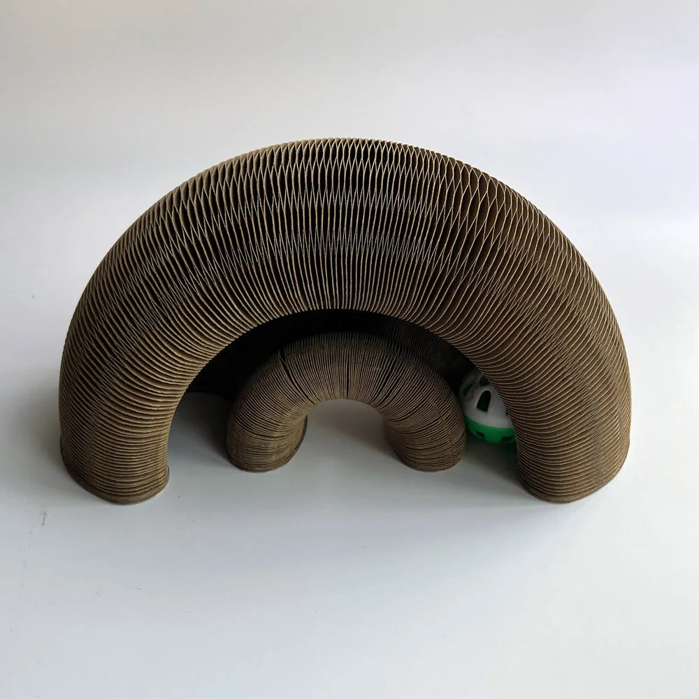 Cat Scratcher Foldable Two-in-One Corrugated Paper