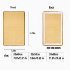 Cat Scratcher Mat Natural Sisal Non-Toxic Wall-Mountable