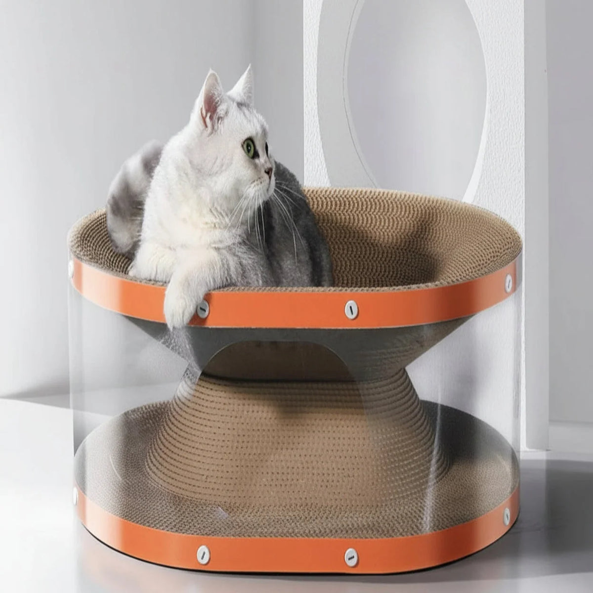 Cat Scratcher Two-Level Corrugated Cardboard