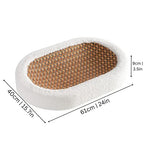 Cat Scratching Bed Plush Pad & Durable Scratching Surface