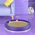 Cat Scratching Board Replaceable Corrugated Pad & Ball Track