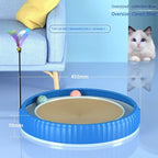Cat Scratching Board Replaceable Corrugated Pad & Ball Track